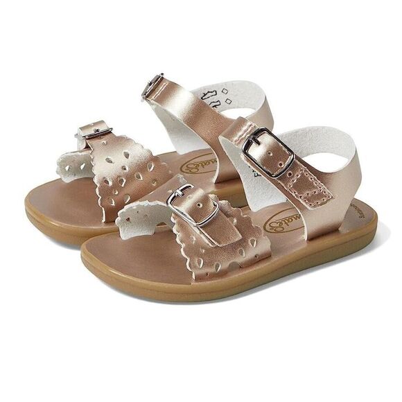 FootMates Eco-Ariel ES011-711 Sandals Toddler US 4 Rose Gold Ankle Strap ERK1263 - Picture 1 of 12